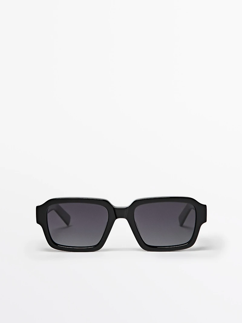 Rectangular sunglasses