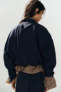 TECHNICAL FABRIC COMBINED JACKET