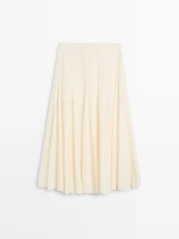 Jupe midi fluide ample - STUDIO