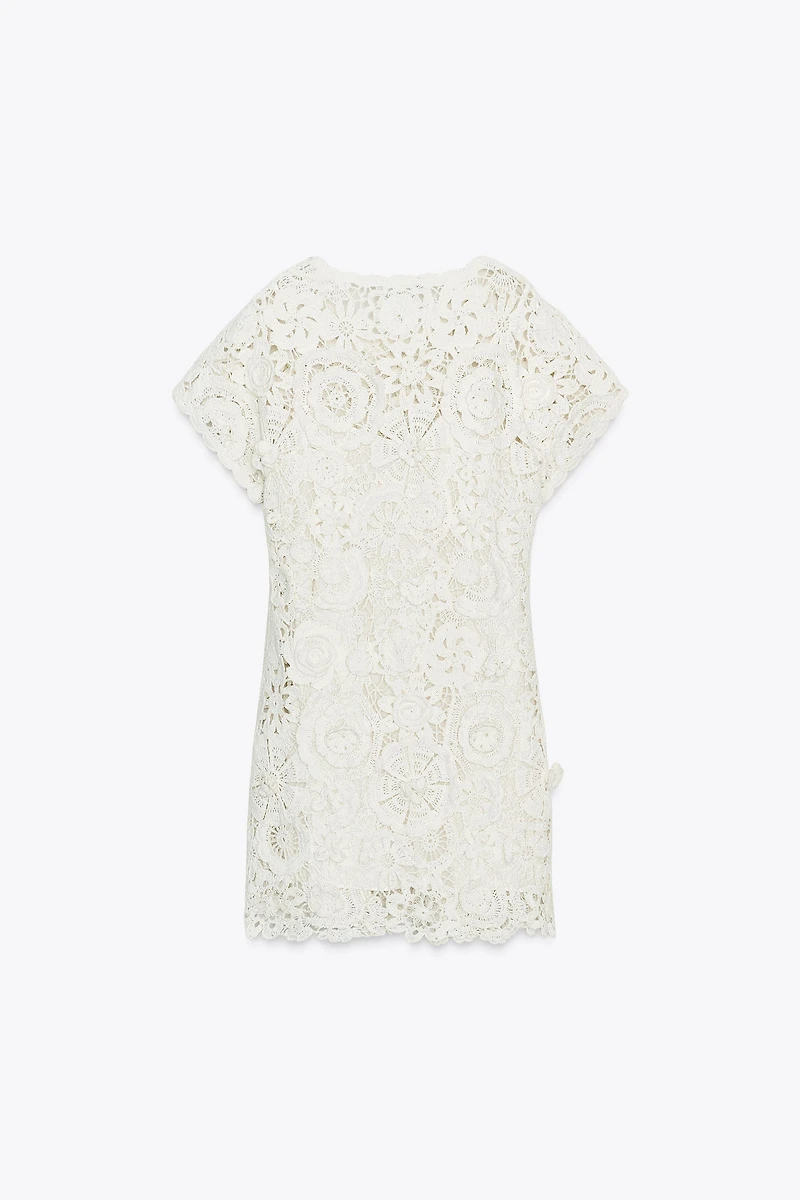 CROCHET MINI DRESS ZW COLLECTION