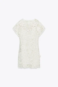 CROCHET MINI DRESS ZW COLLECTION