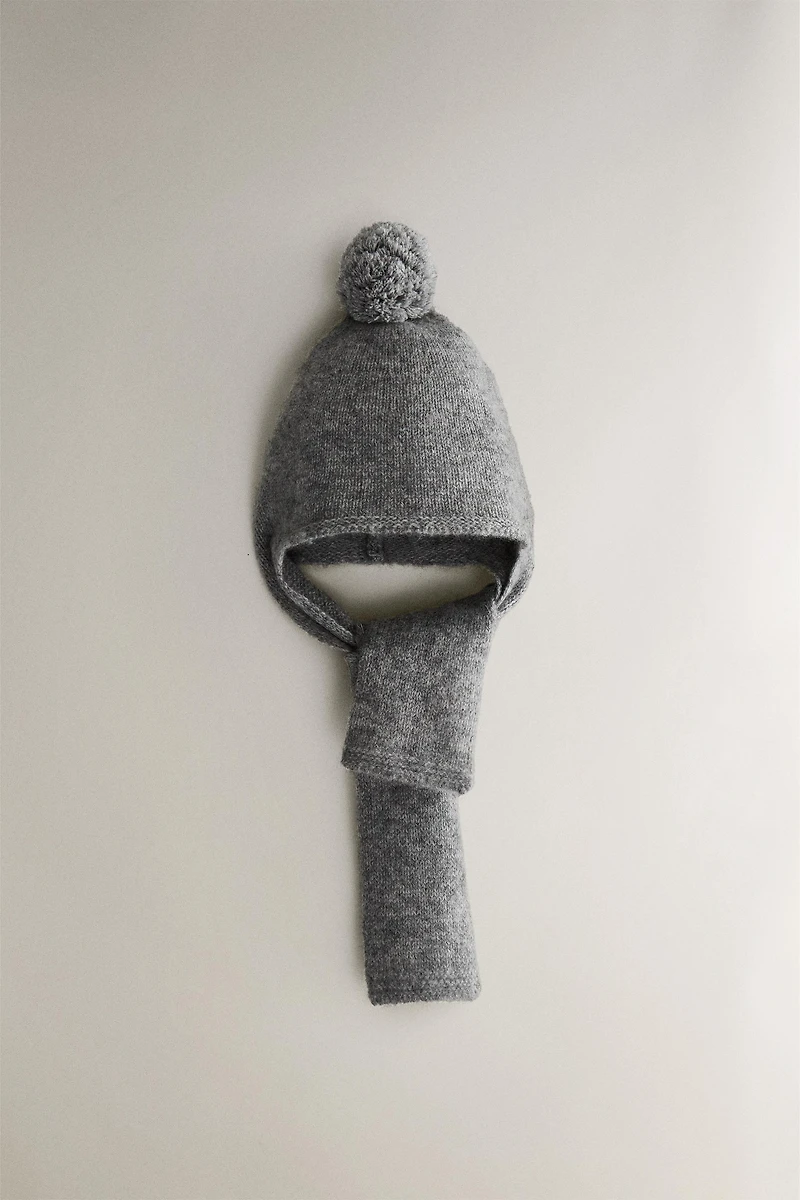 CASHMERE SCARF HAT