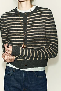 STRIPED CARDIGAN