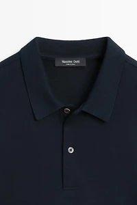 100% cotton structured polo shirt