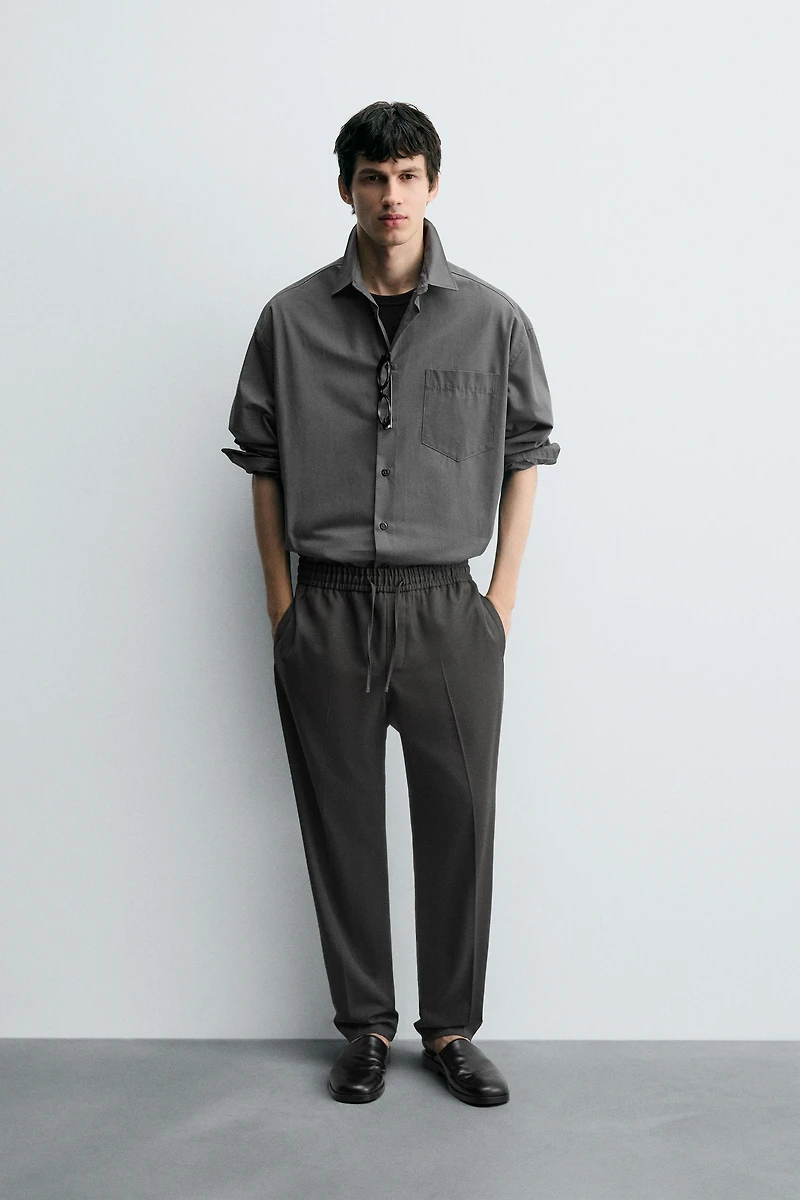 JOGGER WAIST STRETCH PANTS