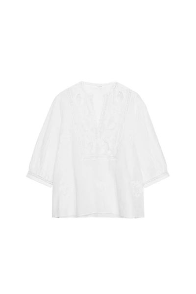 EMBROIDERED LACE SHIRT ZW COLLECTION