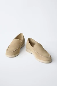 LEATHER DECK SHOES