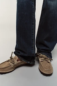 SERRAJE BOAT SHOES WITH SERRATED SOLE