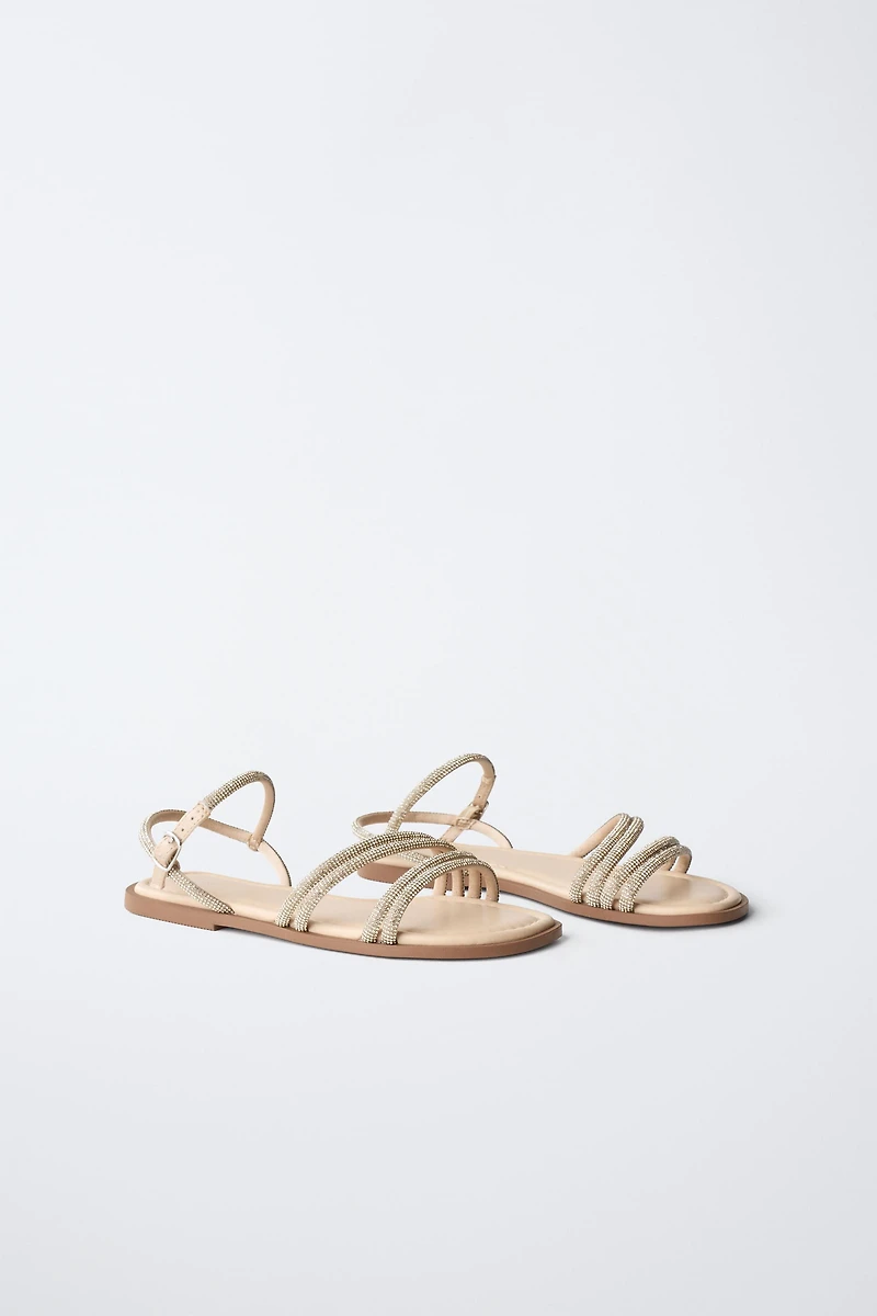 SPARKLY STRAP SANDALS