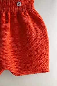 BABY KNIT DUNGAREES