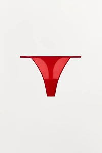 SILK BLEND THONG