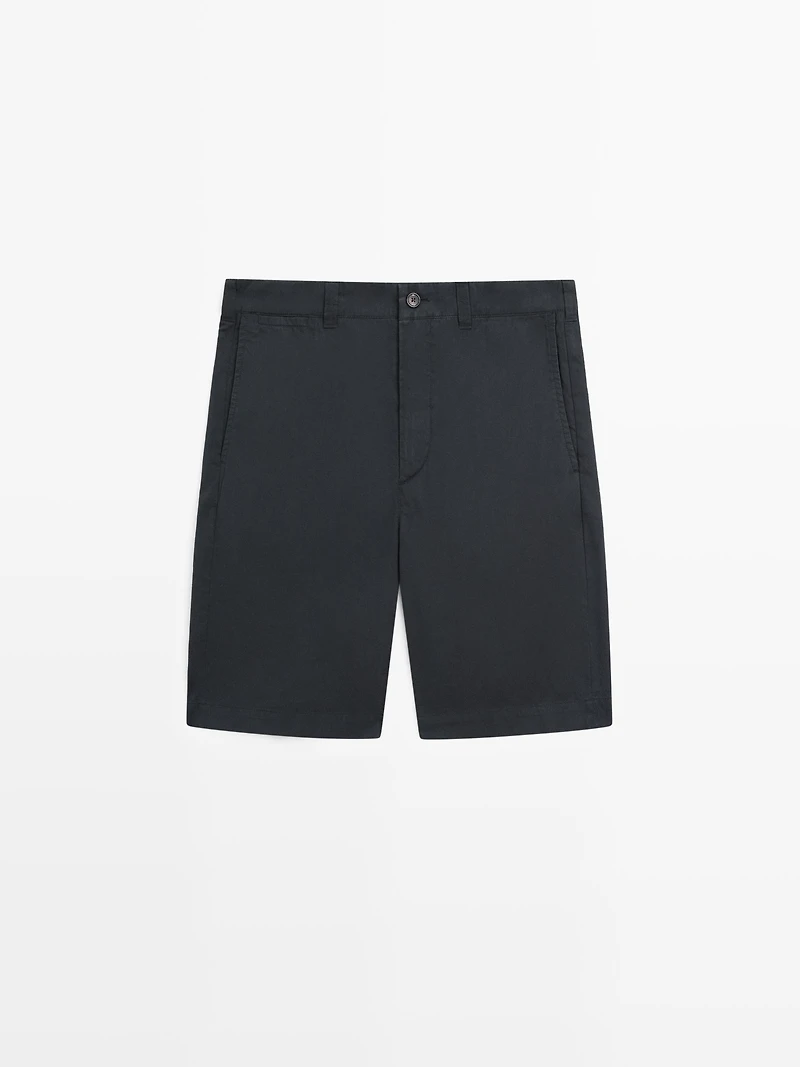 Bermuda détail taille coton
