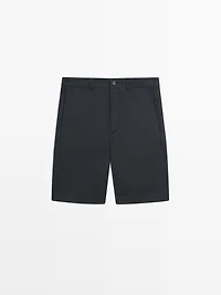 Bermuda détail taille coton