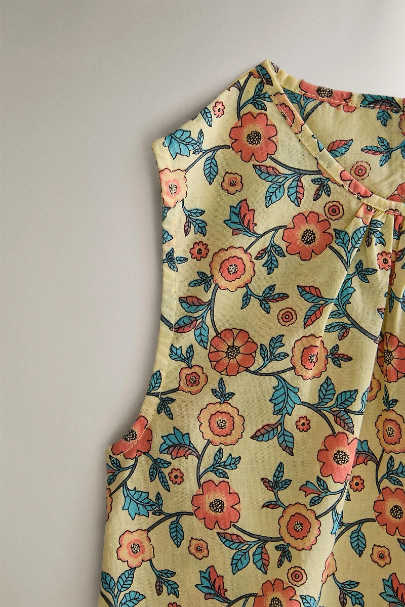 TOP ENFANT FLEURS
