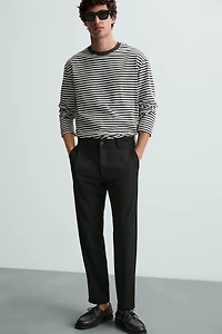 COMFORT STRUCTURED CHINO PANTS