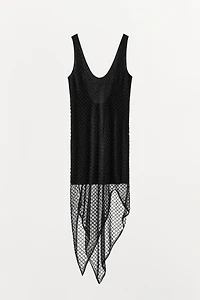 ASYMMETRIC BEADED DRESS