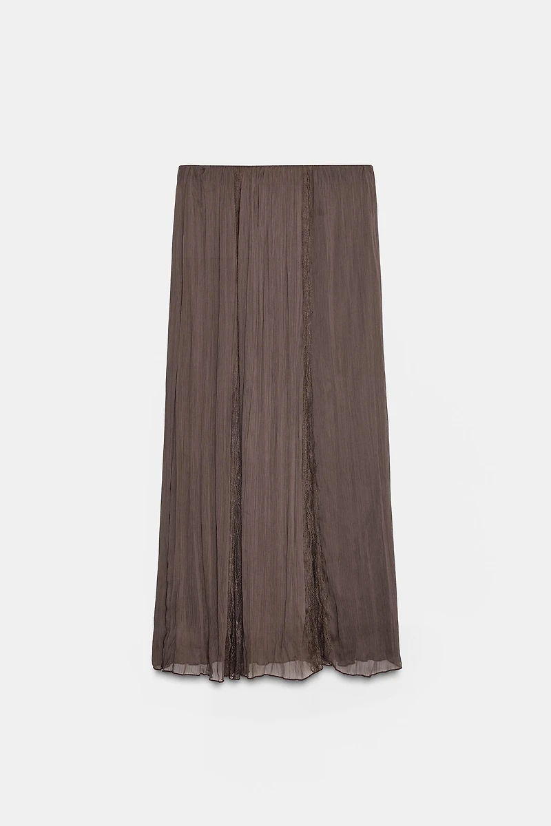 LACE GODET SKIRT