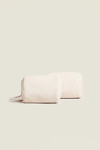 TRIPLE NYLON MAKEUP BAG