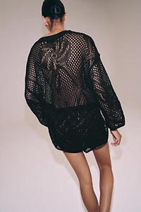 OPENWORK KNIT JUMPER