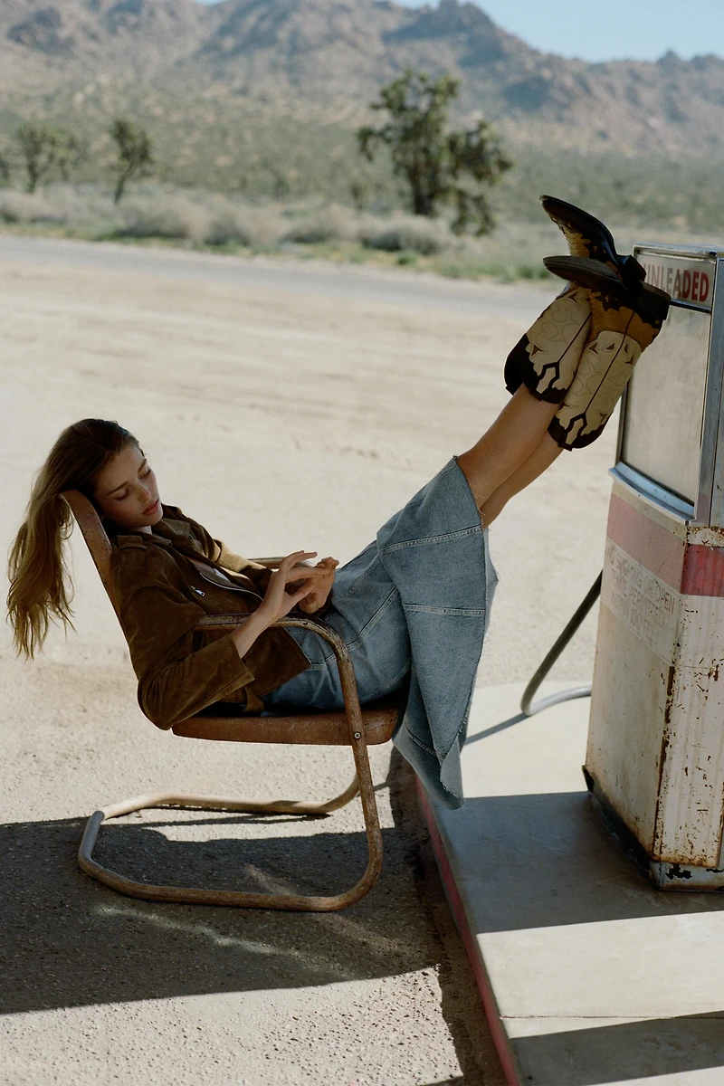 BOTTES COW-BOY COMBINÉES