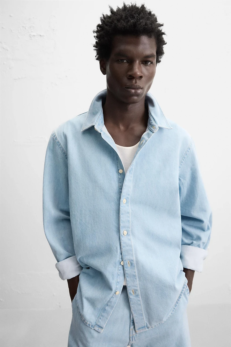 REGULAR FIT DENIM SHIRT
