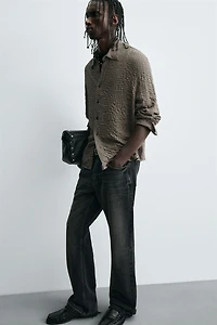 CHEMISE À CARREAUX STRUCTURÉE