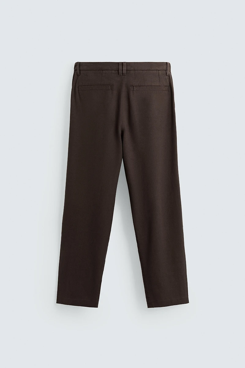PANTALON FLUIDE À PLIS
