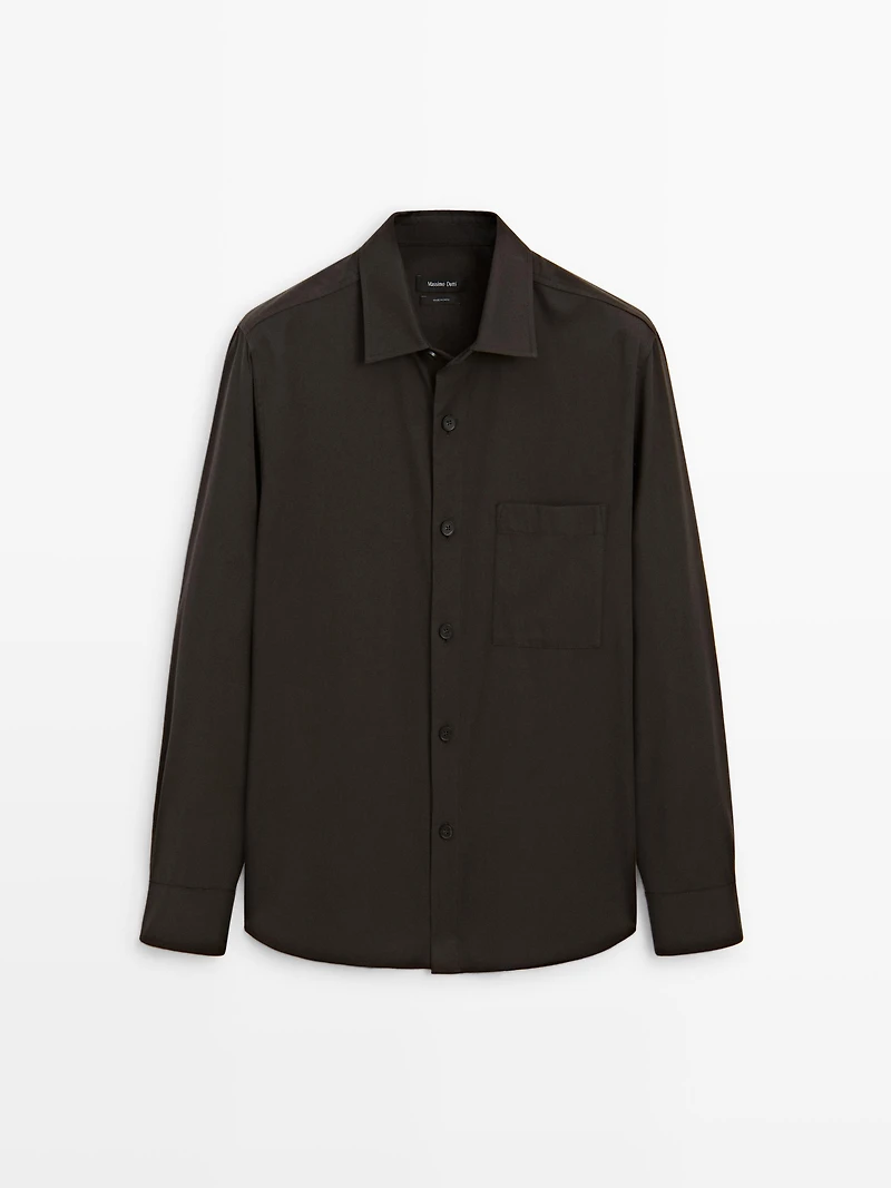 Chemise relaxed fit avec poche
