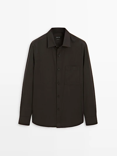 Chemise relaxed fit avec poche