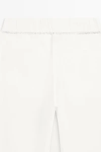 100% cotton elasticated pants - STUDIO