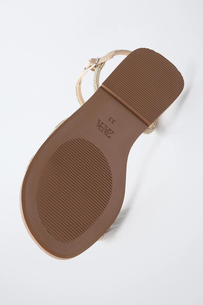 SPARKLY STRAP SANDALS