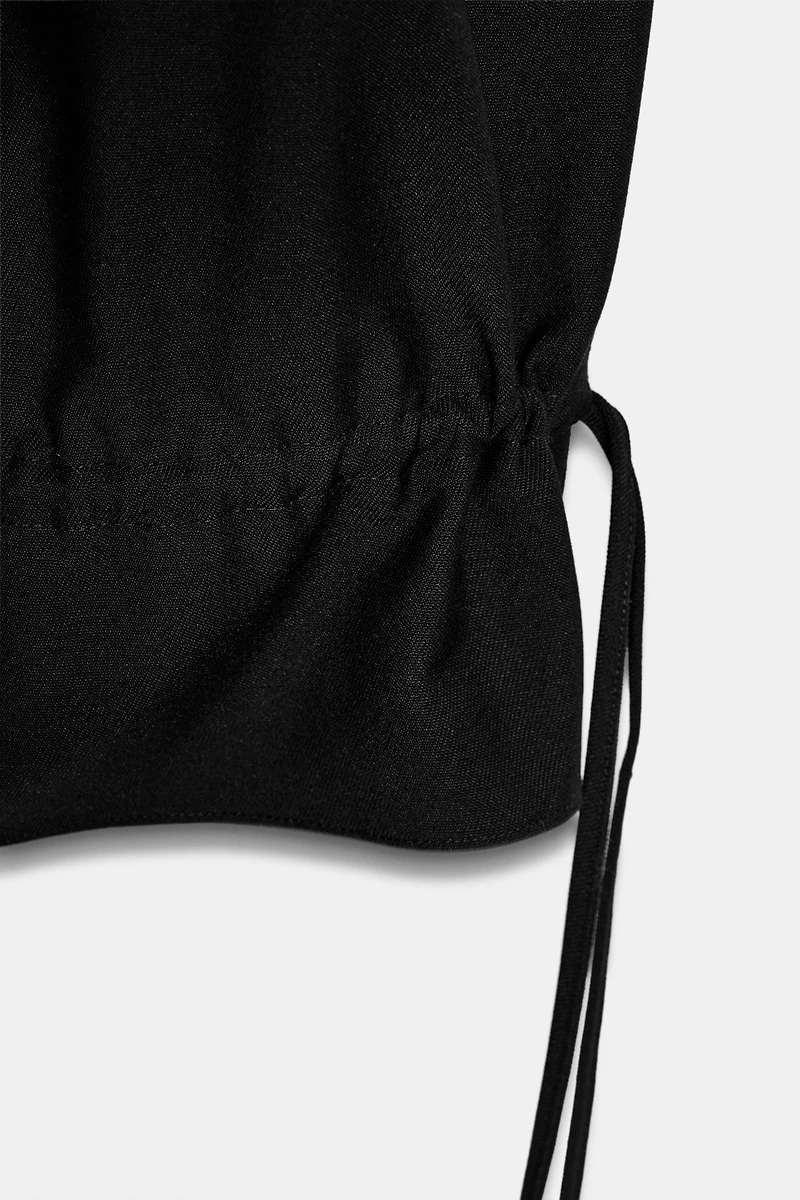 PANTALON CARGO BOUFFANT À NŒUDS ZW COLLECTION