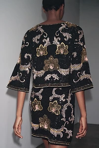 EMBROIDERED SHORT SKIRT