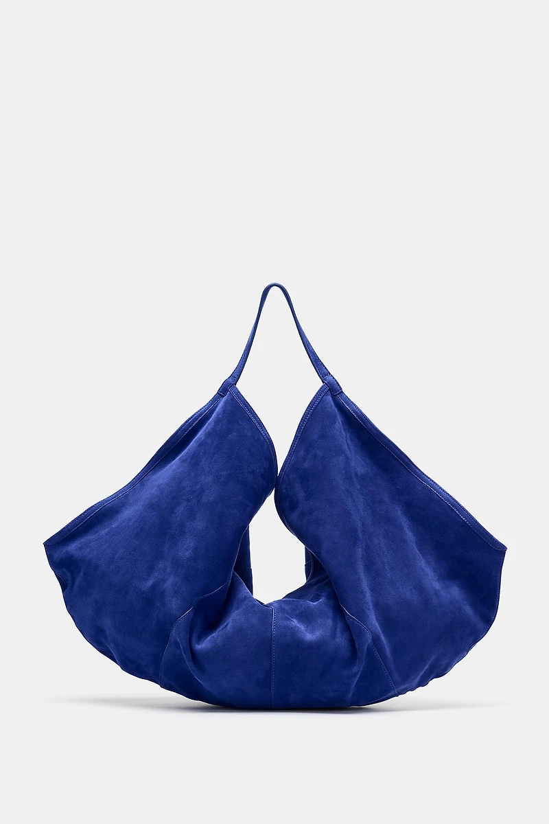 SUEDE BUCKET BAG