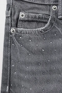 SPARKLY WIDE LEG JEANS