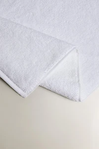 TAPIS DE BAIN COTON POINT DE RIZ