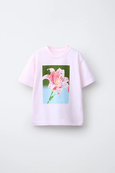 RHINESTONE PHOTO PRINT T-SHIRT