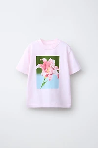 RHINESTONE PHOTO PRINT T-SHIRT