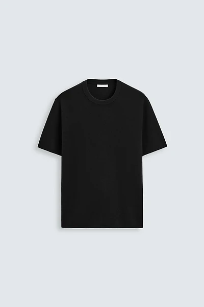 RELAXED FIT KNIT T-SHIRT