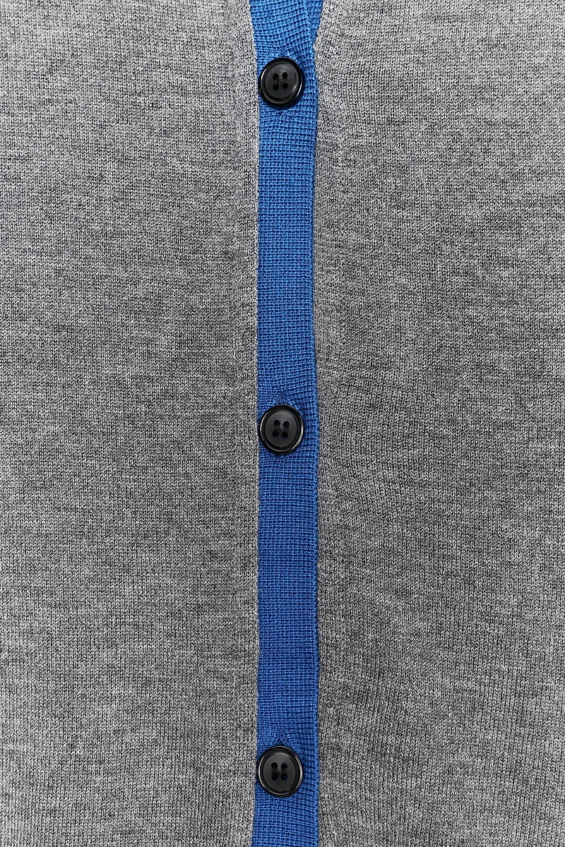 COMBINATION KNIT JACKET
