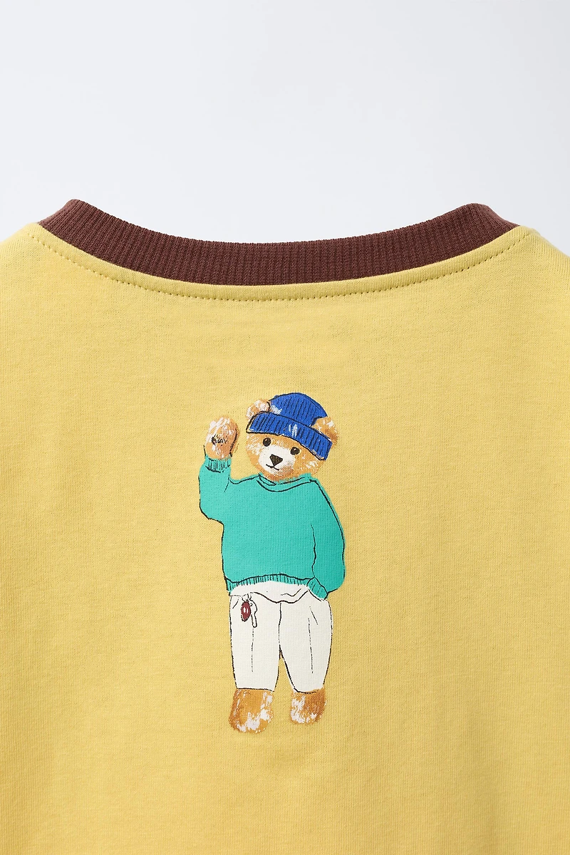 BEAR PRINT T-SHIRT