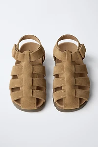 SANDALES STYLE PÊCHEUR EN CUIR