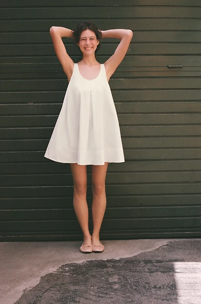 MINI POPLIN DRESS