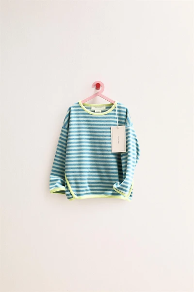 ZARA TIMELESS - STRIPED TERRYCLOTH SWEATSHIRT