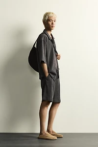 TEXTURED RELAXED FIT SHIRT