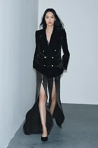 ZW COLLECTION MID-RISE WIDE LEG JEANS WITH ZIPPERS