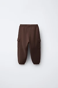 KNIT CARGO JOGGER PANTS