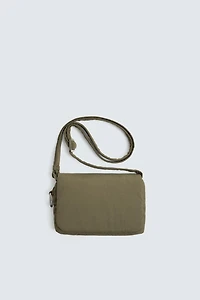 NYLON FLAP CROSSBODY BAG