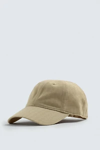 HERRINGBONE COTTON CAP