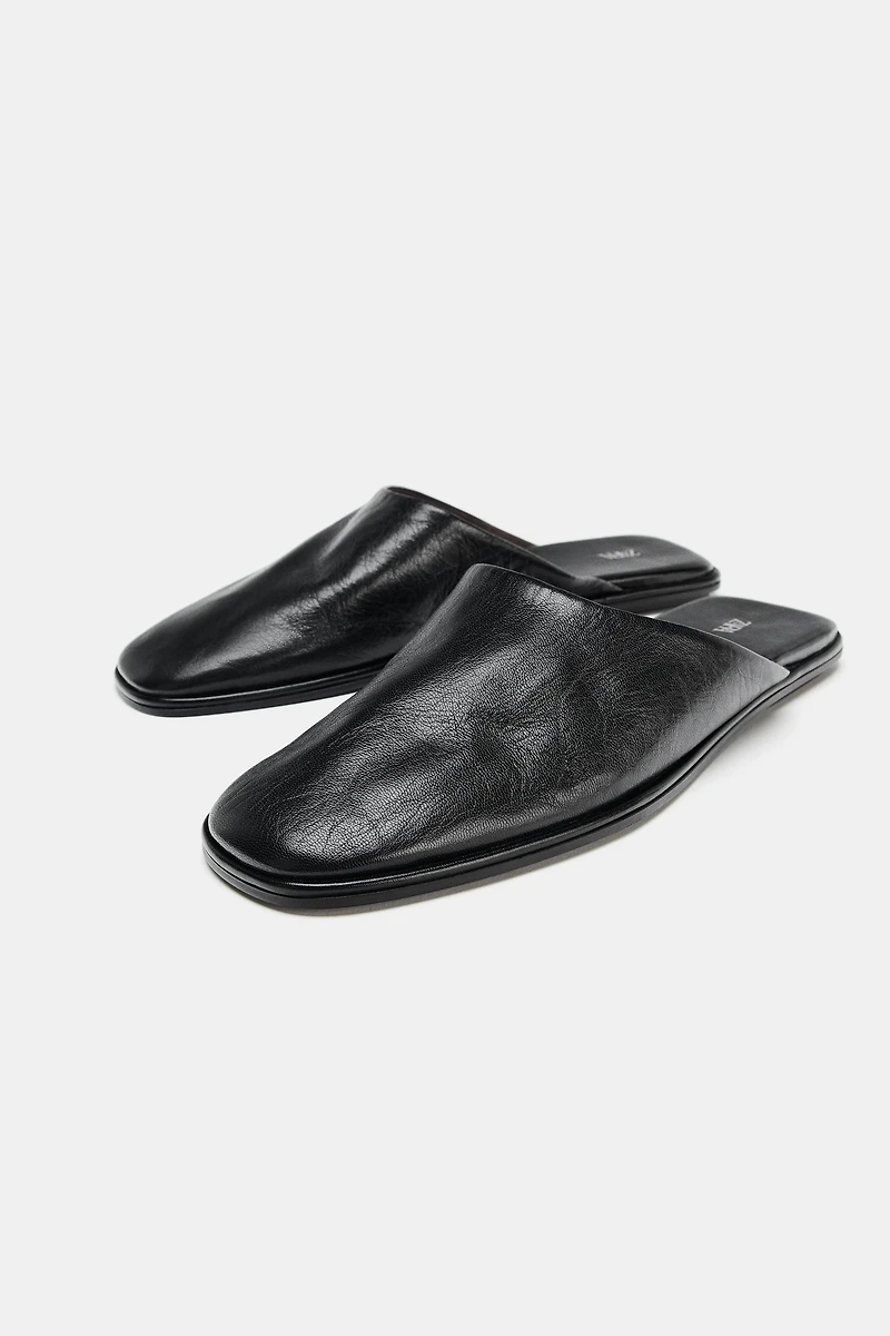 LEATHER MULES